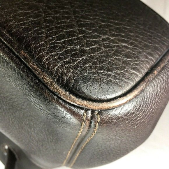 Coach Sonoma 4923 Vintage Small Petite Brown Pebbled Leather Bucket Shoulder Bag - Picture 10 of 12